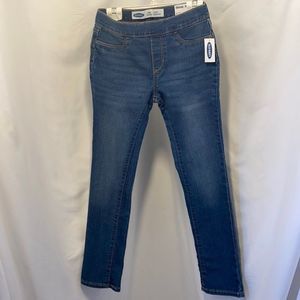 Old Navy Pull Up Skinny Jeans Size Large